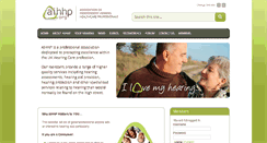Desktop Screenshot of aihhp.org