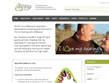 Tablet Screenshot of aihhp.org
